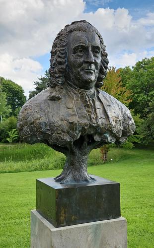 Carl von Linné Büste im Botanischen Garten von Uppsala © Wolfgang Sander