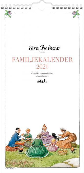 Elsa Beskow Familienkalender 2021  - Burde Förlag