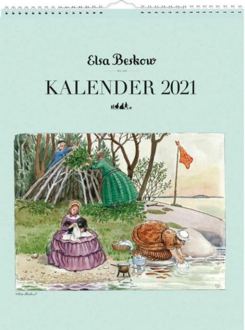 Elsa Beskow Wandkalender 2021  - Burde Förlag