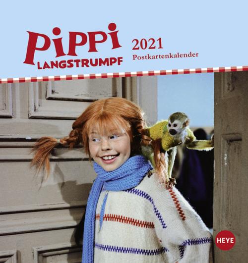 Pippi Langstrumpf Postkartenkalender - Heye
