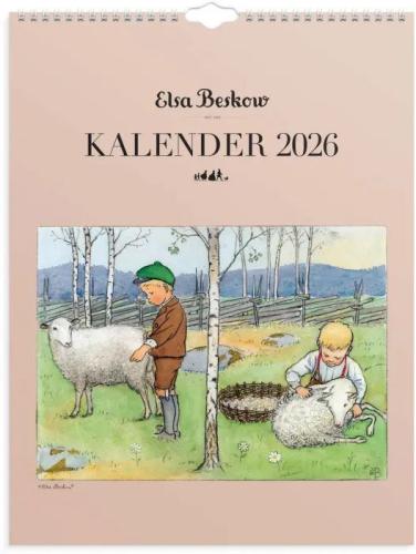 Elsa Beskow Wandkalender 2026 - Burde Förlag