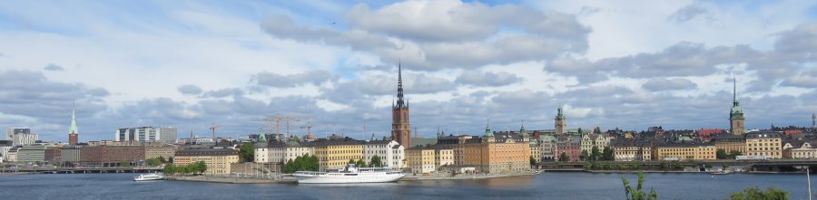 Stockholm, Riddarholmen und Gamla Stan vom Monteliusvägen © 2016 Wolfgang Sander