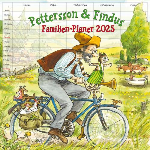 Pettersson & Findus - Familien Planer 2025 - Tushita Verlag