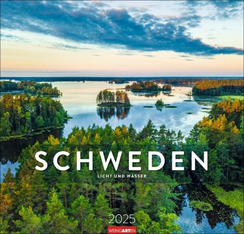 Kalender Schweden 2025 Weingarten Verlag