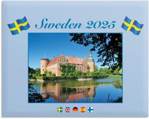 Burde Wandkalender Schweden mit Kuvert 2025  burde.com