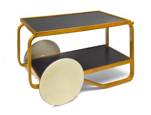 Teewagen Design Alvar Aalto,  , Modell 901, 1950er Jahre   Sammlung Museum August Kestner